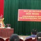 Sáng 21/12/2023 Hội nghị Đối thoại giữa người đứng đầu cấp uỷ,Chính quyền với mặt trận tổ Quốc.