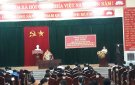Sáng ngày 29/9/2022 ĐẢNG BỘ XÃ CẨM PHÚ HỘI NGHỊ 